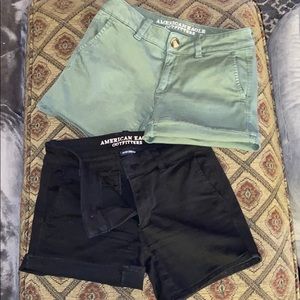 BUNDLE 2AEO Twill super stretch midi shorts